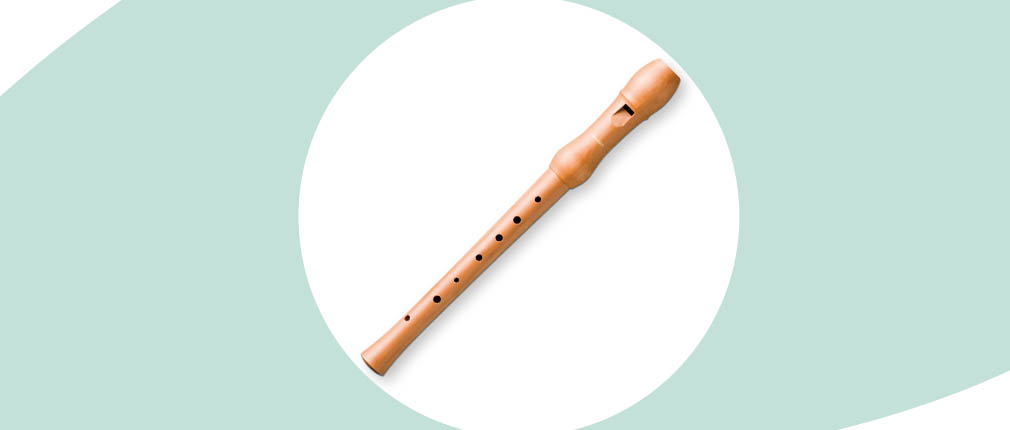 Woodi USA Wooden Soprano Recorder WHO-4128B Maple Wood Natural Color 2-Piece Baroque Fingering 